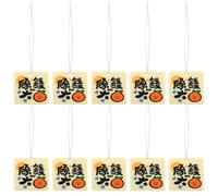 MAGICLULU 10Pcs Silicone Car Perfume Pendant Hanging Air Freshener with Replacement Refill Pads Mini Essential Oil Diffuser for Car Interior Fragrance Ornament