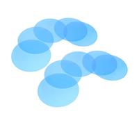 MAGICLULU 10pcs Sky-blue LED Light Filter Sheets for Headlight Mood Lighting, 12cm X 2 Warm Light Correction Film for Photography and LED Diffuser in Home Lighting