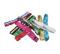 MAGICLULU 10pcs Sports Headbands for Hair Accessories for Sweat Bands for Women's Hair Soft Hairbands for Yoga Glitter Nonslip Headbands for Women Elastic Bands