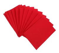 MAGICLULU 10pcs Thickened Red Blank Armbands for School Team, Adjustable Elastic Captain Bands for Football, Soccer, Outdoor Sports, Competition and Leadership Use