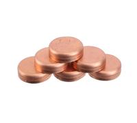 MAGICLULU 10pcs Welding Blocking Cap Copper Blocking Handy High Brightness Welding Cooling Part for Engineering Maintenance