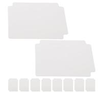 MAGICLULU 10pcs White Pp Trading Card Dividers for Storage Box Tabbed Index Card Separators for Collectible Games Organization Suitable for Sports and Game Boxes