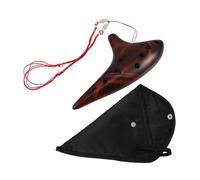MAGICLULU 12-Hole Alto C Key Ceramic Ocarina with Music Sheet, Lanyard, and Carrying Bag - Beginner and Adult Musical Instrument for and Musicians