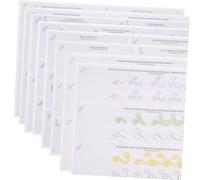 MAGICLULU 12 Sheets Decorative Drawings for Cake Decorating Reusable of Piping Drawings for Cupcake Making for Pastry and Biscuit Decorating Kitchen Tool