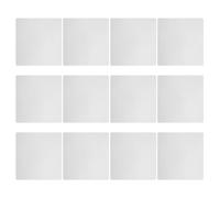 MAGICLULU 12 Sheets Qualitative Filter Sheets Medium Absorbing White Paper Easy to Use Laboratory Filter Papers for Experimental Settings