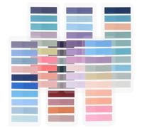 MAGICLULU 1200Pcs Small Sticky Tabs Transparent Index Markers for Books and Notes Adhesive Reading Strips with Colors Convenient Highlight Strips for Office School and Household