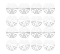 MAGICLULU 120pcs Hair Perm Care Pad Heat Shield Protector for Human Hair Extension Barber Bonding Supply for DIY and Salon Use