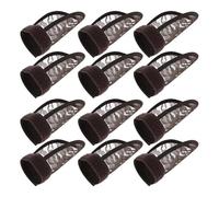 MAGICLULU 12pcs Brown Braided Wig Cap for Women, Breathable Cloth Material with Sturdy Construction, Invisible Appearance for Wig Styling Session and Party Use