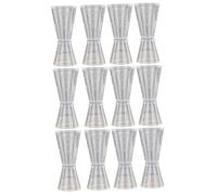 MAGICLULU 12pcs Cup Measure Wine Measure Cups Party Tool Double-Head Measuring Beaker for Bartending