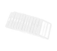 MAGICLULU 12pcs Double-Sided Id Card Holders with Flipfold Design and Horizontal Layout, Hard Plastic Badge Sleeves for Easy Viewing and Cleaning, for Office and High Frequency Use