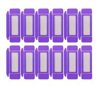 MAGICLULU 12pcs Fake Nail Storage Case Nail Tips Organizer Box Paper Purple Portable Safe to Use Eyelash Holder Case Suitable for Salon Workbench and Can Be Placed in Handbags
