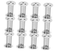 MAGICLULU 12pcs Iron Shaking Doll Springs with Adhesive Base for DIY Crafts Stable Wobble Spring Decor Dashboard Mount for Creative Projects