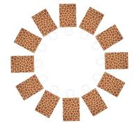 MAGICLULU 12pcs Leopard Print Candy Bags: Animal Print Paper Treat Bags - Animal Party Favor Pouch with Handles for Jungle Shower Birthday