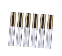 MAGICLULU 12pcs Lip Gloss Storage Containers Round Empty Tubes Portable Cosmetic Tubes for Lip Glaze Travel-friendly Golden Caps