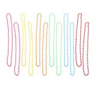 MAGICLULU 12pcs Plastic Necklace Retro Style Neon Party Necklace Plastic Lightweight Break-resistant for Masquerade, 70s 80s Theme Holiday Party Decorations