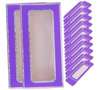 MAGICLULU 12pcs Press Nails Organizer Box Display Window Fake Nail Tips Holder for Beauty Salons Home Use