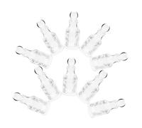MAGICLULU 12pcs Refillable Jesus Holy Water Bottles Transparent for Christian Baptism Church Easter Catholic Party Decorations