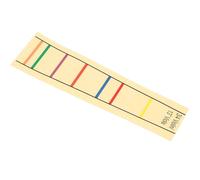 MAGICLULU 13" 3/4 Viola Fret Guide Label Sticker for Fingerboard Position Marking, Light Yellow Sheet, Music Learning Accessory for Beginner Students