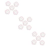 MAGICLULU 15pcs Ceramic Chopsticks Rest Japanese Style Flower Design Holder for Chopsticks Stand White Kitchen Accessories Sushi