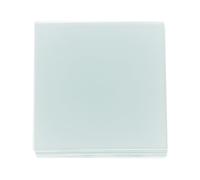 MAGICLULU 15pcs Frosted Glass Sheets Sealing Glass Sheet Break Resistance Fall Resistance Material for Experiments in Class and School Laboratory