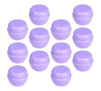 MAGICLULU 15pcs G Mushroom Shape Cream Jar Leak-proof Plastic Lotion Container Portable Travel Accessory for Cosmetics and Skincare Storage