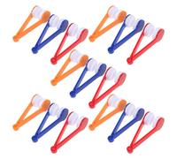 MAGICLULU 15pcs Portable Eyeglass Cleaner Cloth Set with Microfiber Lens Cleaning Wipes, Mini Soft Glasses Cleaning Cloths for Sunglasses and Eyeglasses in Red, Blue, and Orange