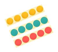 MAGICLULU 15pcs Pressure Gauge Identification Stickers Pvc Sun-resistant Versatile Application Assorted Color Gauge Indicator Labels for Construction and Manufacturing