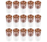 MAGICLULU 15pcs Rose Shaped Empty Lip Gloss Tubes with Lightweight Plastic Material and Proper Capacity for Travel and Everyday Makeup Sessions