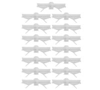 MAGICLULU 15pcs Small Hive for Beekeeping with Two Compartment Design, Gravity-directed Structure, and Light-blocking Inner Chamber, White Plastic for Continuous Monitoring and Easy