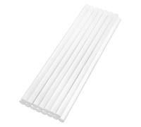 MAGICLULU 15pcs Transparent Acrylic Dowel Rods Smooth Polished Finish for DIY Crafts Cake Toppers Lollipop Sticks Stirring Rods Round Sticks for Art School Workshop Projects