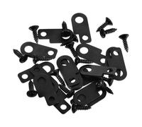 MAGICLULU 16 Sets Electric Guitar Pedal Board Brackets Effects Pedal Mounting Kit Metal Stable Mechanism Quick Installation Black for Practice and Stage Presence