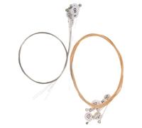 MAGICLULU 16 String Metal Harp Replacement Strings Kit for Lyre Harp, Golden Steel Material with Number Tag, Pure Tone and Universal Compatibility, for Practice and Varied Venues
