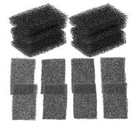 MAGICLULU 16pcs Black Stipple Makeup Sponges 4x6x1cm for Halloween Blood Scar Effects, Professional Face and Body Special Effects Sponge Set for DIY Makeup