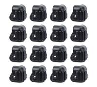 MAGICLULU 16pcs Plastic Speaker Collision Protection Corner Guard Black for Stage Use with Mounting Front and Back for Better Protection