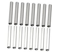 MAGICLULU 16pcs Water Quality Electrolyzer Rods with Aluminum and Iron for Water Heater Precision Parts Replacement Electrolysis Testing Probes Portable and Accurate Experiment Tools