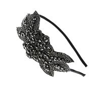 MAGICLULU 1920S Beaded Hair Accessory Vintage Crystal Headband for Wedding Anniversary and Performance Party