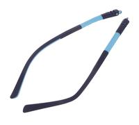 MAGICLULU 1pair Replacement Temples for Eyeglasses Silicone Metal Arms for Students Anti-slip Glasses Legs for Frame Repair Comfortable Wear in Blue