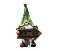 MAGICLULU 1pc Creative Resin Craft Solar Light Adornment Faceless Old Man Garden Ornament for Home Office and Outdoor Decoration