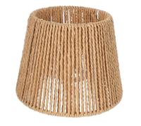 MAGICLULU 1Pc Paper Rope Table Lamp Wicker Light Shade Bedside Lampshade Lights Rattan Chandelier Shades Ceiling Lamp Shade Rattan Pendant Shade Wicker Lamp Shade Small Lamp Iron with Brown paper rope