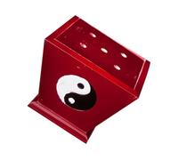 MAGICLULU 1Pc Wooden Flag Stand with Bagua Pattern Desktop Flagpole Holder for Taoist Flags Elegant Design for Home Office Decoration Easy to Use and Stable Base