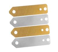 MAGICLULU 1set Copper and Zinc Electroplating Strips for Fruit Battery Experiments Easy to Use Science Education Kit for Learning About Electricity and Hands Skills 4pcs