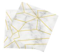 MAGICLULU 2 Bags Marble Paper Guest Towel Napkins Marbled Table Napkins with Unique and Refined Design Practical and Beautiful for Bridal Shower Table Decoration