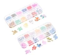 MAGICLULU 2 Boxes Easter Nail Art Pieces Bunny Egg Soft Polymer Ornaments Nail Decor Accessories for Manicure DIY Suitable for Salon and Home Use