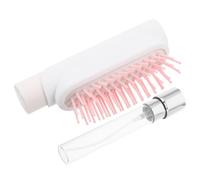 MAGICLULU 2-in-1 Hair Comb Mister with Built-in Water Spray, Soft Rounded Bristles, 10ml Capacity, One-handed Operation, Gentle on Hair, Portable Travel Detangling Brush for Women