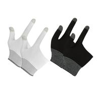 MAGICLULU 2 Pairs Finger Gloves for Gaming, Comfortable and Portable Game Gloves with Graphene Fingertips for Phone Game