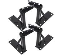MAGICLULU 2 Pairs Folding Sofa Spring Hinges with Hidden Folding Bed Hinge for Wooden Box Coffee Table Lift Top Hardware Suitable for Furniture and Cupboards