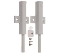 MAGICLULU 2 Pieces Heavy Duty Push to Open Cabinet Door Latches, Extended Press Button Touch Release Catch for Wardrobe and Drawer, Invisible Magnetic Cabinet Door Push Open Hardware