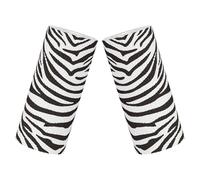 MAGICLULU 2 Rolls Animal Print Paper Towels with Zebra Pattern, High Absorption Performance, Environmentally Friendly Paper Kitchen and Bathroom Hand Towels for Home and Hotel Restroom Use