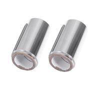 MAGICLULU 2 Rolls Hair Coloring Perm Tool Hairdressing Perm Modeling Tool Tin Foil Silver Color Processing Rapid Temperature Rise for Barber Shop