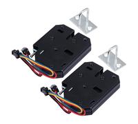 MAGICLULU 2 Sets Dc 12v Electromagnetic Locks with Compact Iron Design and Easy Installation for Mailbox Doors and Vending Machines Security